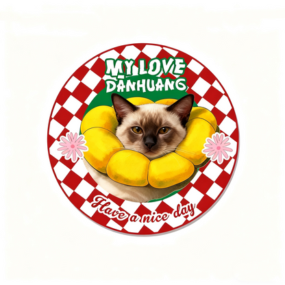 Custom Pet Portrait Rug | Personalized Dog Cat Carpet | Unique Pet Lover Gift