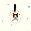 Custom Pet Luggage Tag | Personalized Cat & Dog Travel Tag | Cute Pet ID Tag | Hand-Drawn Pet Accessory | Creative Gift for Pet Lovers