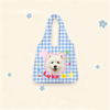 Custom Pet Portrait Canvas Tote Bag | Hand-Drawn Dog & Cat Design