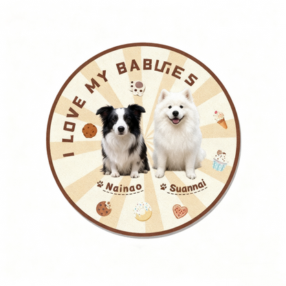 Custom Pet Portrait Rug | Personalized Dog Cat Carpet | Unique Pet Lover Gift