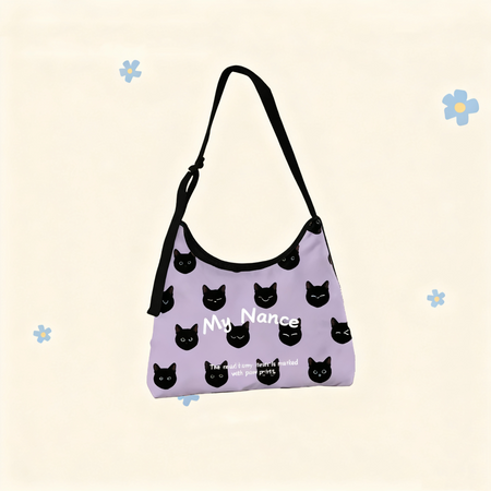 Custom Pet Portrait Canvas Tote Bag Personalized Dog Cat Handbag | Gift for Pet Lovers