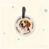 Custom Pet Luggage Tag | Personalized Cat & Dog Travel Tag | Cute Pet ID Tag | Hand-Drawn Pet Accessory | Creative Gift for Pet Lovers