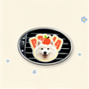 Custom Pet Portrait Car Air Freshener Clip | Personalized Acrylic Vent Clip | Dog Cat Gift