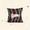 Custom Pet Portrait Pillow | Personalized Square Cushion | Dog Cat Throw Pillow Gift