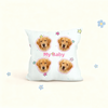 Custom Pet Portrait Pillow | Personalized Square Cushion | Dog Cat Throw Pillow Gift
