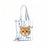 Custom Pet Portrait Canvas Tote | Hand-Drawn Dog & Cat Bag