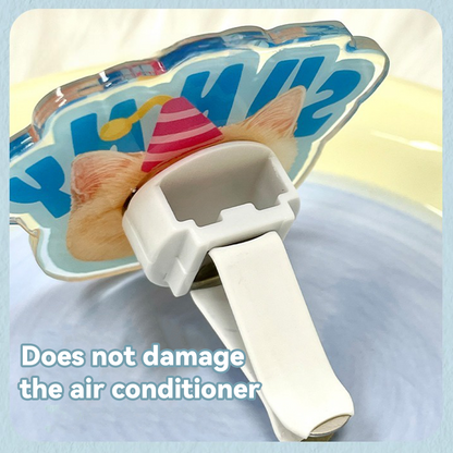 Custom Pet Portrait Car Air Freshener Clip | Personalized Acrylic Vent Clip | Dog Cat Gift