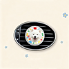 Custom Pet Portrait Car Air Freshener Clip | Personalized Acrylic Vent Clip | Dog Cat Gift