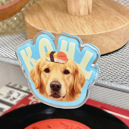Custom Pet Portrait Car Air Freshener Clip | Personalized Acrylic Vent Clip | Dog Cat Gift
