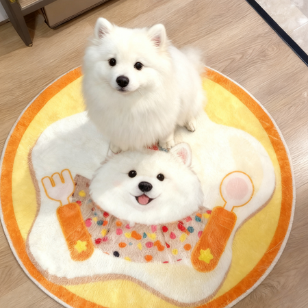 Custom Pet Portrait Rug | Personalized Dog Cat Carpet | Unique Pet Lover Gift