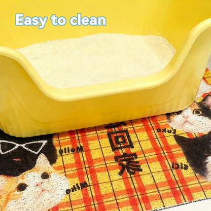 Custom Pet Portrait Coil Mat | Personalized Dog Cat Silky Loop Doormat | Pet Lover Gift