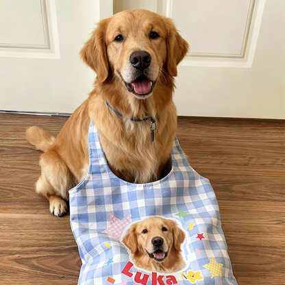 Custom Pet Portrait Canvas Tote Bag | Hand-Drawn Dog & Cat Design