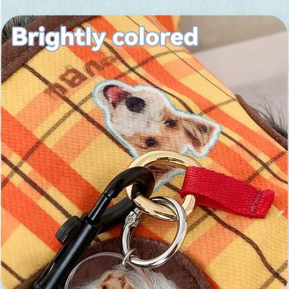 Custom Pet Portrait Harness & Leash Set | Personalized Dog Cat Walking Gear | Pet Gift