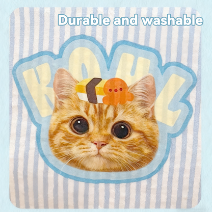 Custom Pet Portrait Toiletry Bag | Personalized Travel Pouch | Dog Cat Gift for Pet Lovers