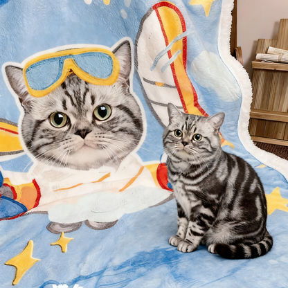 Custom Pet Photo Blanket – Personalised Pet Gift | SnapShell