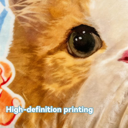 Custom Pet Portrait Rug | Personalized Dog Cat Carpet | Unique Pet Lover Gift