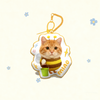 Custom Pet Portrait Keychain | Plush Dog, Cat Bag Charm