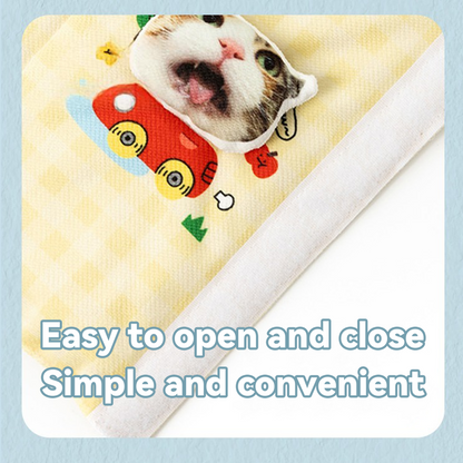 Custom Pet Portrait Seat Belt Cover | Personalized Car Shoulder Pad | Dog Cat Gift