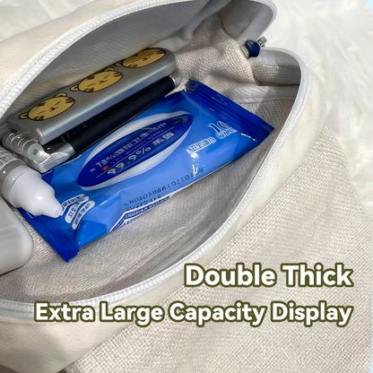 Custom Pet Portrait Cosmetic Bag | Travel Toiletry Bag | Personalized Dog Cat Pouch