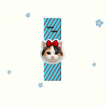 Custom Pet Portrait Seat Belt Cover | Personalized Car Shoulder Pad | Dog Cat Gift