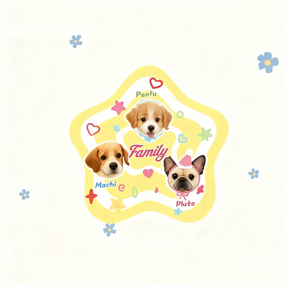 Custom Pet Shaped Blanket | Personalized Dog Cat Portrait Throw | Unique Pet Gift