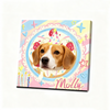 Custom Pet Portrait Wall Art | Personalized Pet Canvas Print | Dog Cat Micro Spray Painting