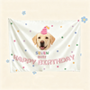 Custom Pet Birthday Tapestry | Personalized Dog Cat Party Decor