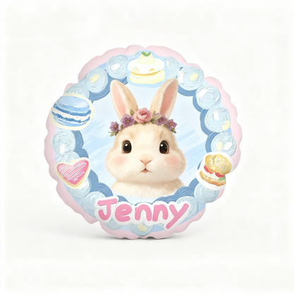 Personalized Pet Portrait Pillow | Custom Hand-Drawn Dog & Cat Cushion