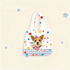 Custom Pet Portrait Canvas Tote Bag | Hand-Drawn Dog & Cat Design