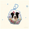 Custom Pet Portrait Keychain | Plush Dog, Cat Bag Charm