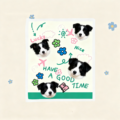 Custom Pet Photo Blanket – Personalised Pet Gift | SnapShell