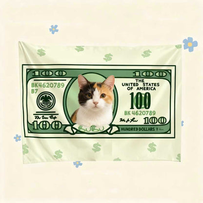 Custom Pet Birthday Tapestry | Personalized Dog Cat Party Decor