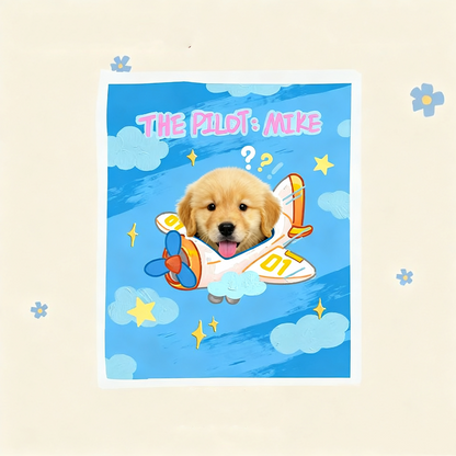 Custom Pet Photo Blanket – Personalised Pet Gift | SnapShell