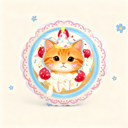 Personalized Pet Portrait Pillow | Custom Hand-Drawn Dog & Cat Cushion