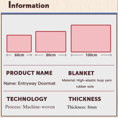 Custom Pet Portrait Coil Mat | Personalized Dog Cat Silky Loop Doormat | Pet Lover Gift